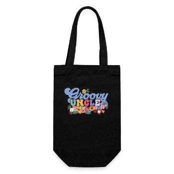 Groovy Oncle Jardin Plante Fleurs Décoration Florale - Sac à bouteille - noir - Devant