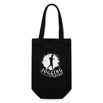 Jogging everyday Fitness Sport Running - Gift Bag for Bottles - black - Front