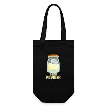 Onion Powder Spice Taste Food Cooking - Gift Bag for Bottles - black - Front