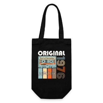 Novembre né en 1976 Cadeau du 46e anniversaire - Sac à bouteille - noir - Devant