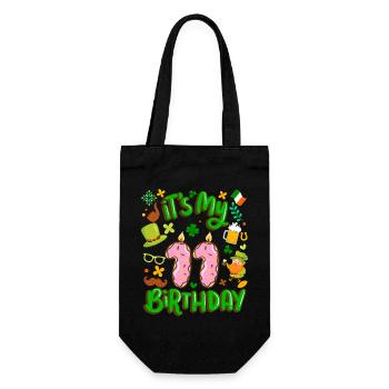 C’est mon beignet de vacances de 11 ans. - Sac à bouteille - noir - Devant
