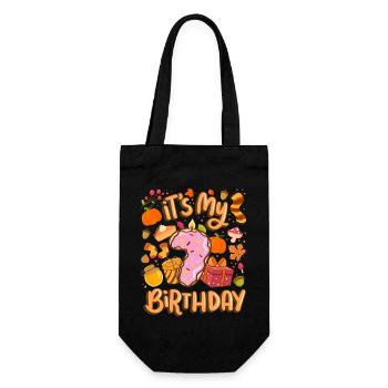 C’est mon 7 anniversaire automne feuille d’érable automne - Sac à bouteille - noir - Devant