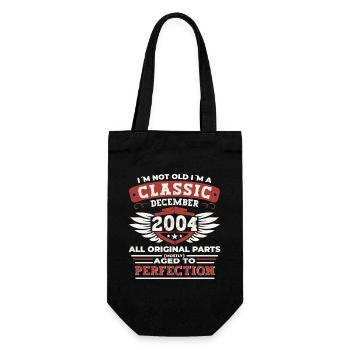 Classic Décembre 2004 - Cadeau de 18e anniversaire - Sac à bouteille - noir - Devant