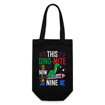 Ce dinomite est maintenant de cinq dinosaures 4 juillet - Sac à bouteille - noir - Devant