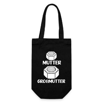 Mutter Großmutter | Ingenieur-shirt | - Geschenkbeutel für Flaschen - Schwarz - Vorne