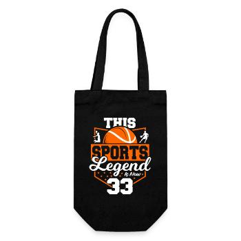 This sports legend is now 33, - Gift Bag for Bottles - black - Front