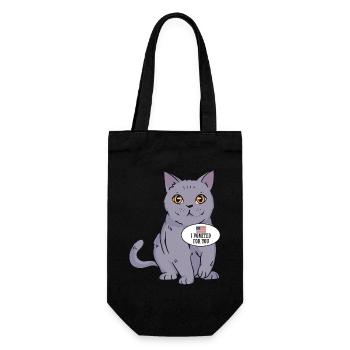 I'm Living the Meowing Dream - Independence Day - Gift Bag for Bottles - black - Front