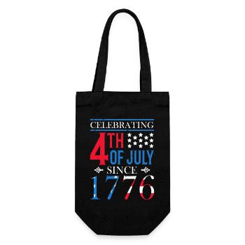 Feierlichkeiten Zum 4. Juli Seit 1776 Party Zum - Geschenkbeutel für Flaschen - Schwarz - Vorne