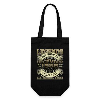 Décembre Né 1988 34ème anniversaire Legend Man - Sac à bouteille - noir - Devant
