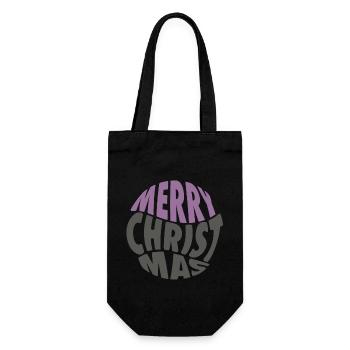 Joyeux Noël Ho-ho-ho - Sac à bouteille - noir - Devant