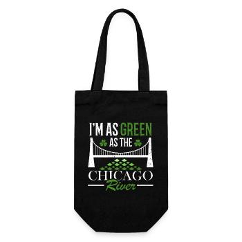 Je suis aussi vert que la Chicago River St. - Sac à bouteille - noir - Devant