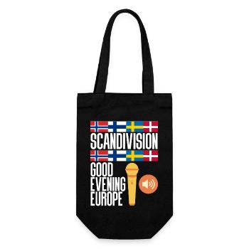 Eurovision Sweden Norway Denmark Finland - Gift Bag for Bottles - black - Front