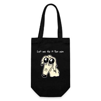 Borzoi Dog Borzoi Dog Let Me Do It For You - Gift Bag for Bottles - black - Front