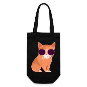 Cat Cat Hair Pet Pet Kitten Cat - Sac à bouteille - noir - Devant