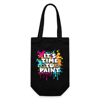 C’est l’heure du paintball coloré des athlètes de l’équipe - Sac à bouteille - noir - Devant