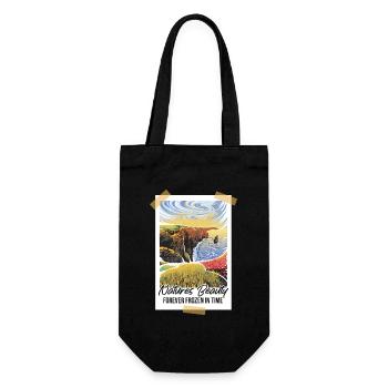 La beauté de la nature figée à jamais - Sac à bouteille - noir - Devant