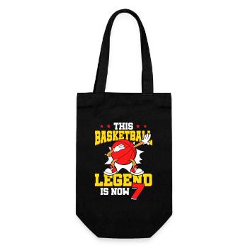Diese Basketball-legende Ist Jetzt 7 Sports Kid - Geschenkbeutel für Flaschen - Schwarz - Vorne