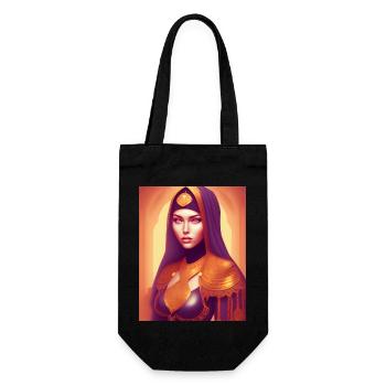 Arab Woman History 3 - Geschenkbeutel für Flaschen - Schwarz - Vorne