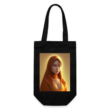 Arab Woman History 1 - Geschenkbeutel für Flaschen - Schwarz - Vorne