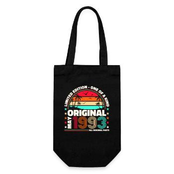 30th Birthday Man Original April Vintage 1993 - Sac à bouteille - noir - Devant
