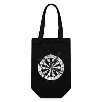 Fléchettes, jeu de fléchettes, jeu de fléchettes, fléchettes, joueurs de fléchettes - Sac à bouteille - noir - Devant
