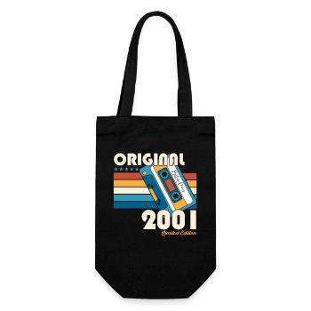 22 Birthday Man Woman Cassette May Vintage 2001 - Sac à bouteille - noir - Devant