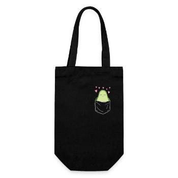 Avocat Fruits Végétalien Végétarien Vegan Avocats végétaliens - Sac à bouteille - noir - Devant
