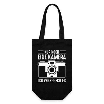 Fotograf Fotografie - Geschenkbeutel für Flaschen - Schwarz - Vorne