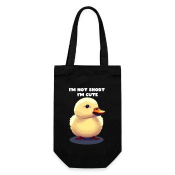 Duckling Cute Cute Cute - Gift Bag for Bottles - black - Front
