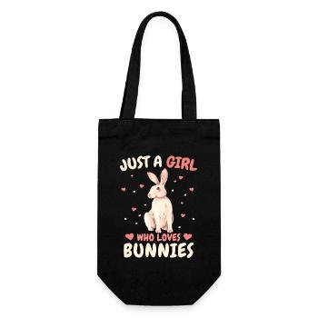 Lapin Lapin Animal Lapin - Sac à bouteille - noir - Devant