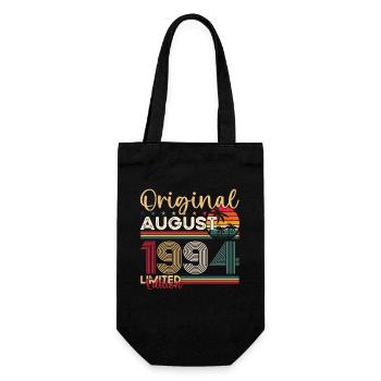 29ème Anniversaire Homme Légendaire Août Millésime 1994 - Sac à bouteille - noir - Devant