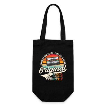 30th Birthday Man August Vintage 1993 Cassette - Sac à bouteille - noir - Devant