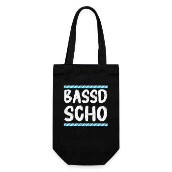 Freistaat Bayern Bayrisch - Geschenkbeutel für Flaschen - Schwarz - Vorne