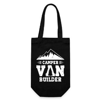 Camper Van Builder - Geschenkbeutel für Flaschen - Schwarz - Vorne