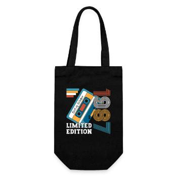 36e anniversaire Octobre Millésime 1987 Cassette - Sac à bouteille - noir - Devant