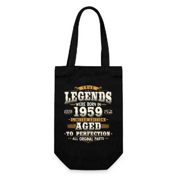 Né en 1959 Cadeau d’anniversaire Legends - Sac à bouteille - noir - Devant
