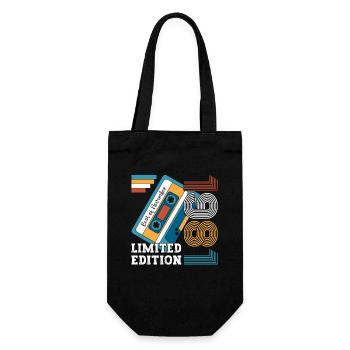42e anniversaire novembre Vintage 1981 cassette - Sac à bouteille - noir - Devant