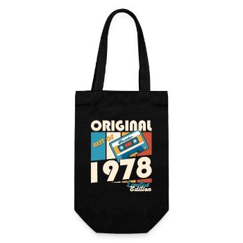 45e anniversaire Cassette Novembre Vintage 1978 - Sac à bouteille - noir - Devant