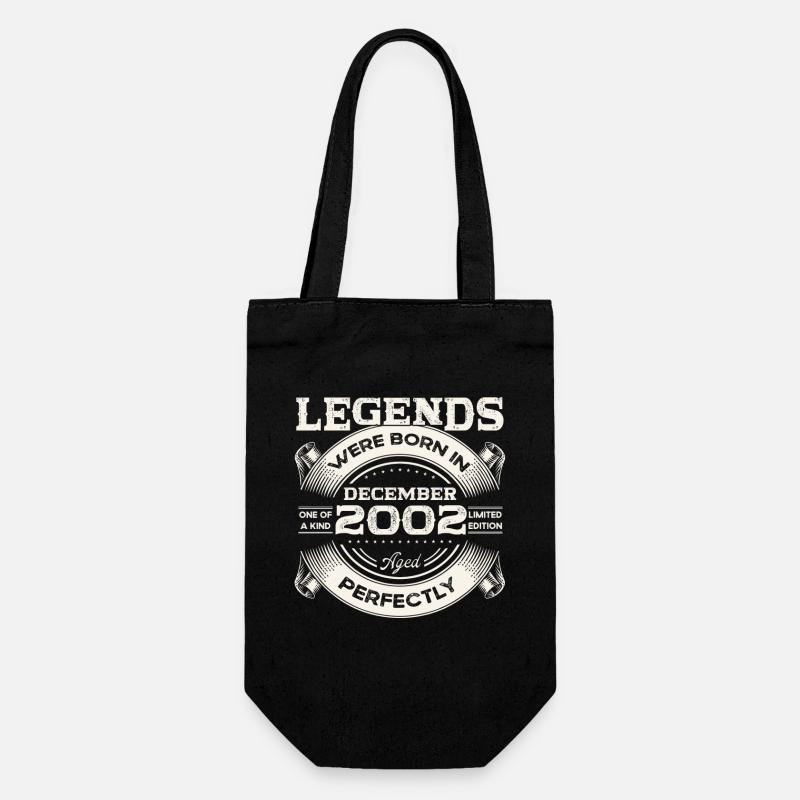 21e anniversaire Original Décembre Millésime 2002 - Sac à bouteille - noir