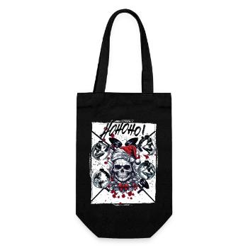 Dead paintballing santa says hohoho! - Gift Bag for Bottles - black - Front
