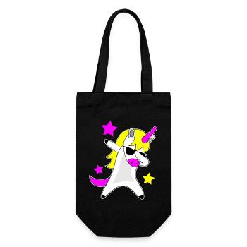 T-shirt dabbing cool unicorn gift idea - Sac à bouteille - noir - Devant