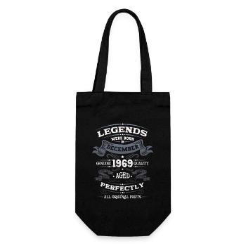 54ème Anniversaire Millésime Décembre Millésime 1969 - Sac à bouteille - noir - Devant