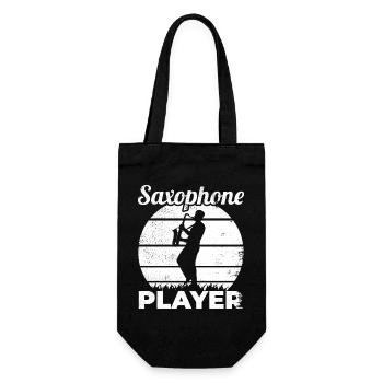 Drôle de saxophoniste - Sac à bouteille - noir - Devant