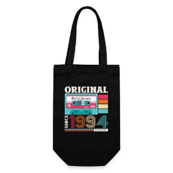 30e anniversaire Cassette janvier Vintage 1994 - Sac à bouteille - noir - Devant
