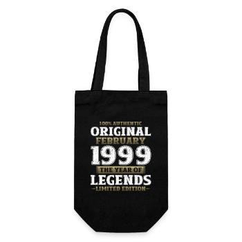 25e anniversaire Original Février Année 1999 - Sac à bouteille - noir - Devant