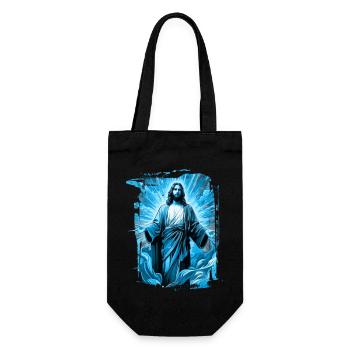 Jésus Bible Religion Chrétienne Croix Chrétienne Chrétienne - Sac à bouteille - noir - Devant