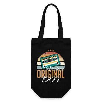 Années 1960 né Original des années 1960 anniversaire - Sac à bouteille - noir - Devant