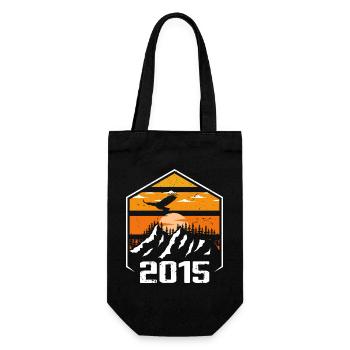 Anniversary 2015 Vintage 2015 Made in 2015 - Gift Bag for Bottles - black - Front