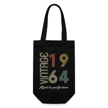 Cadeau d’anniversaire 60 ans - 1964 - Sac à bouteille - noir - Devant