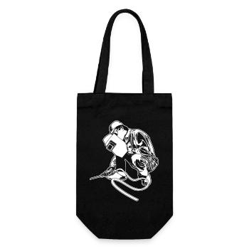 Welder - Gift Bag for Bottles - black - Front
